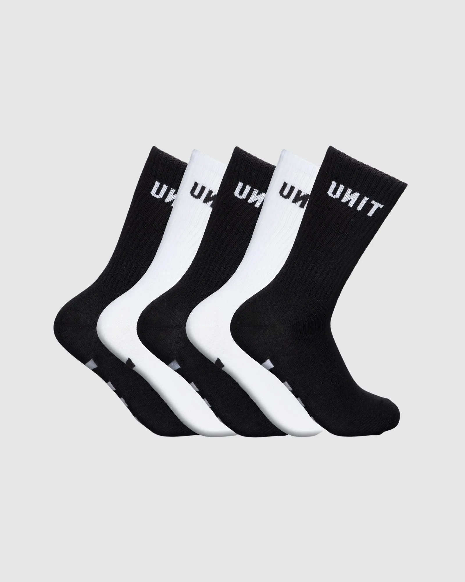 UNIT Men's Sports Hi-Lux Socks - 5 Pack
