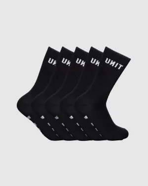 UNIT Men's Sports Hi-Lux Socks - 5 Pack
