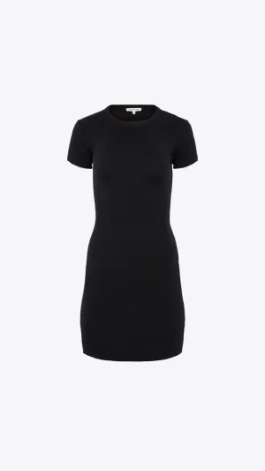 Verona Tee Mini Dress - Jet Black