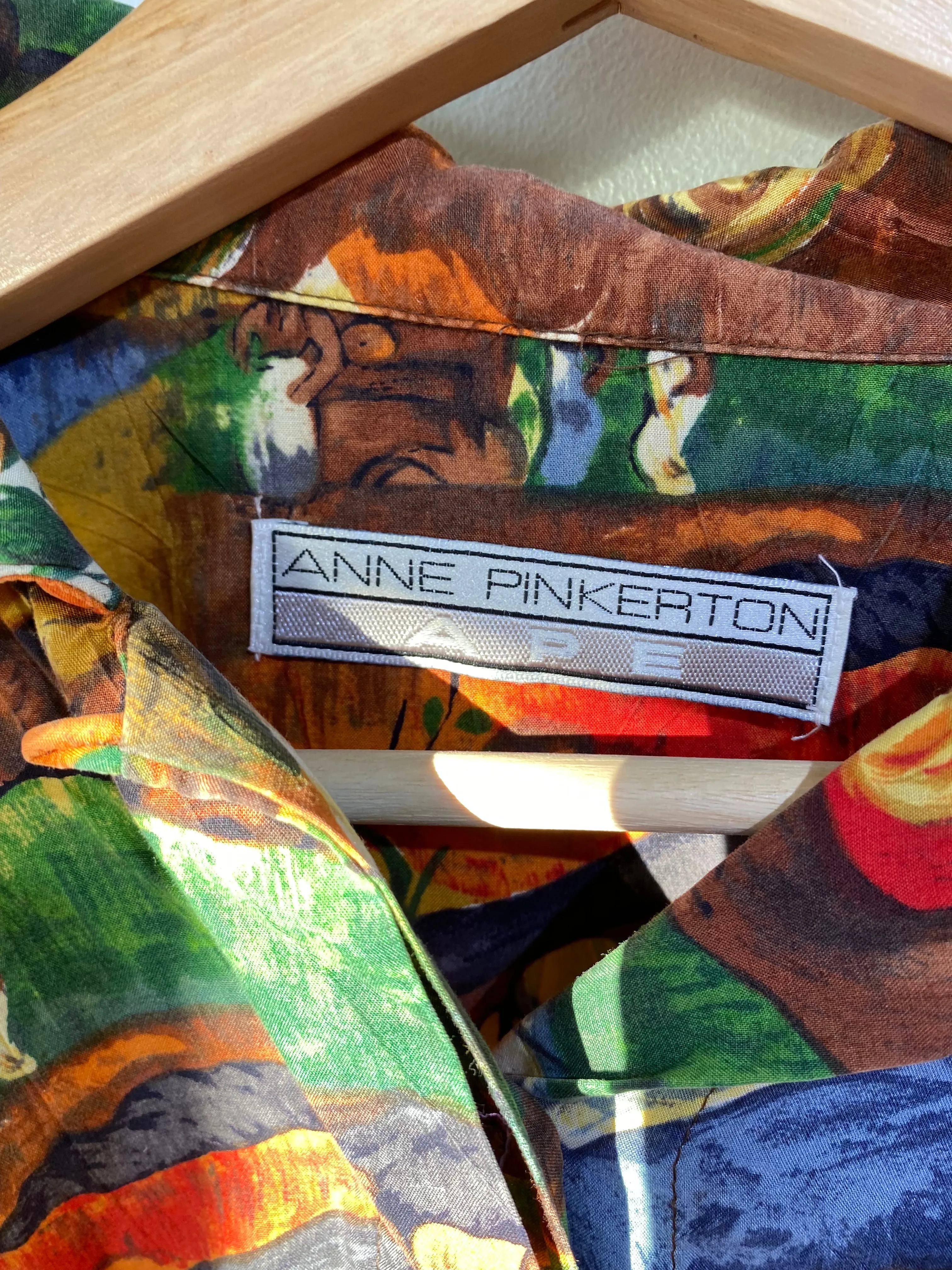 Vintage Anne Pinkerton Shirt with People