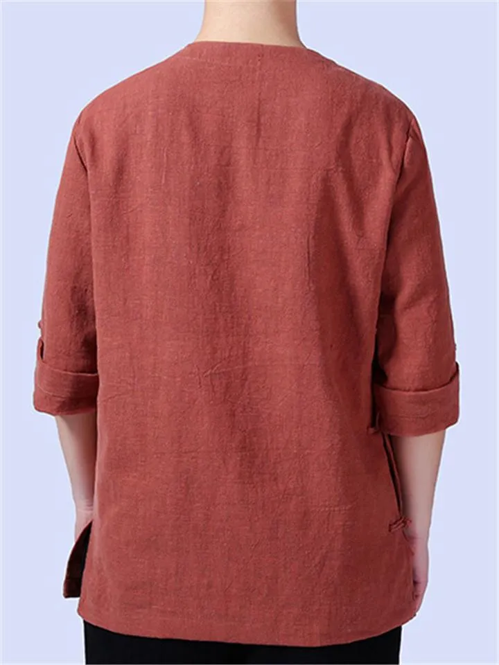 Vintage Casual Comfort Loose Long Sleeve T-Shirt