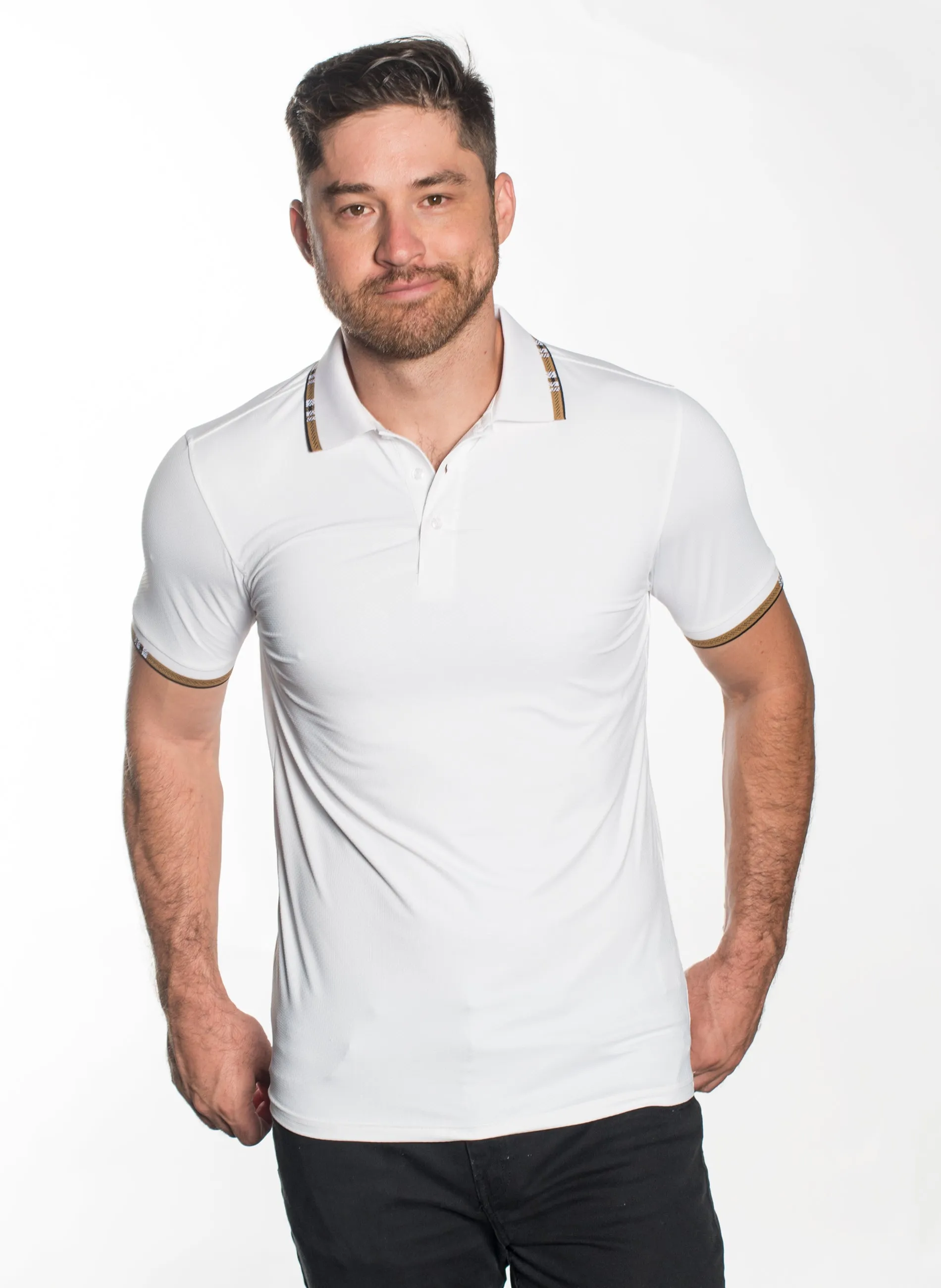 VPSE-4 MEN'S STRETCH POLO