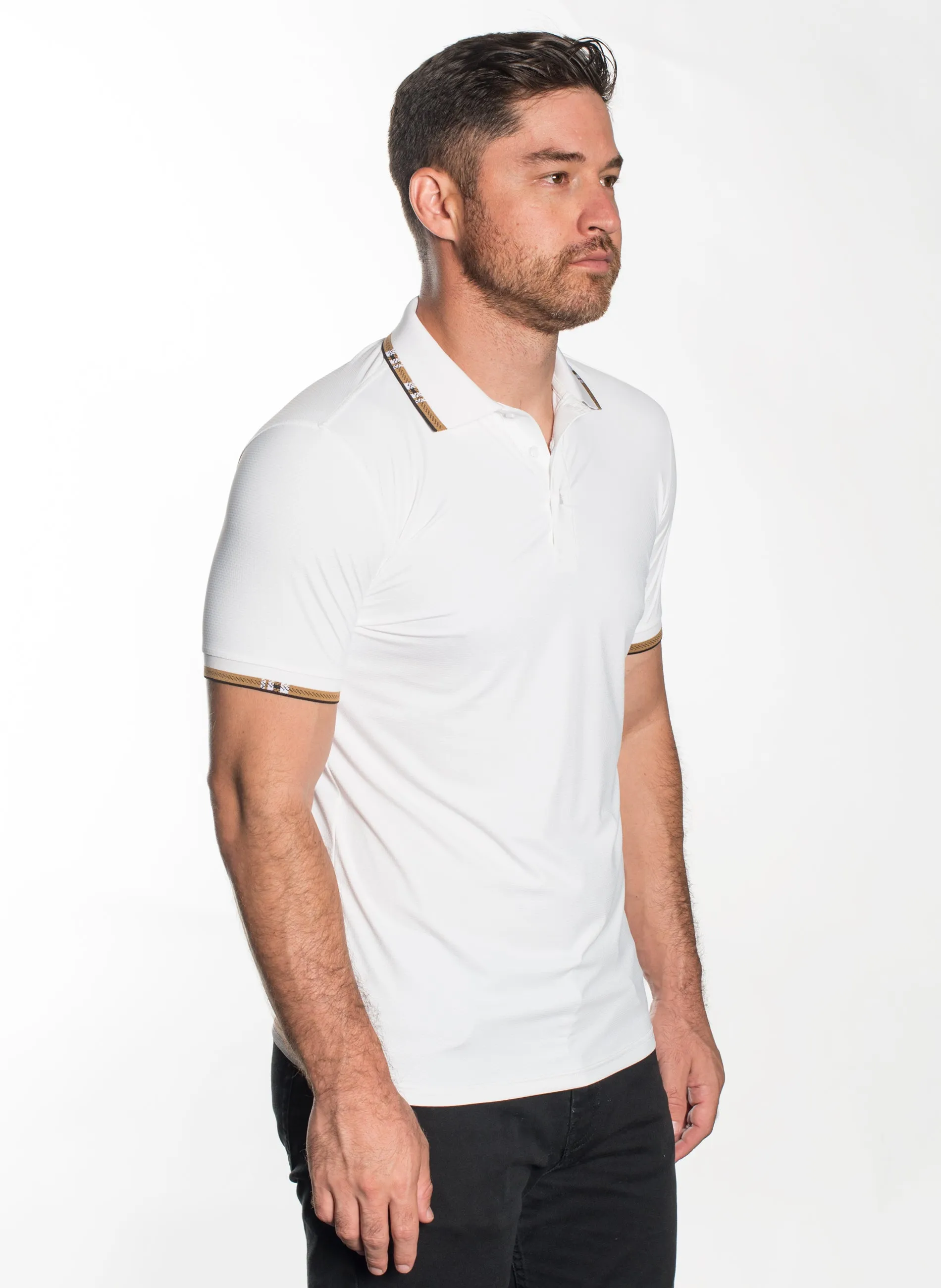 VPSE-4 MEN'S STRETCH POLO