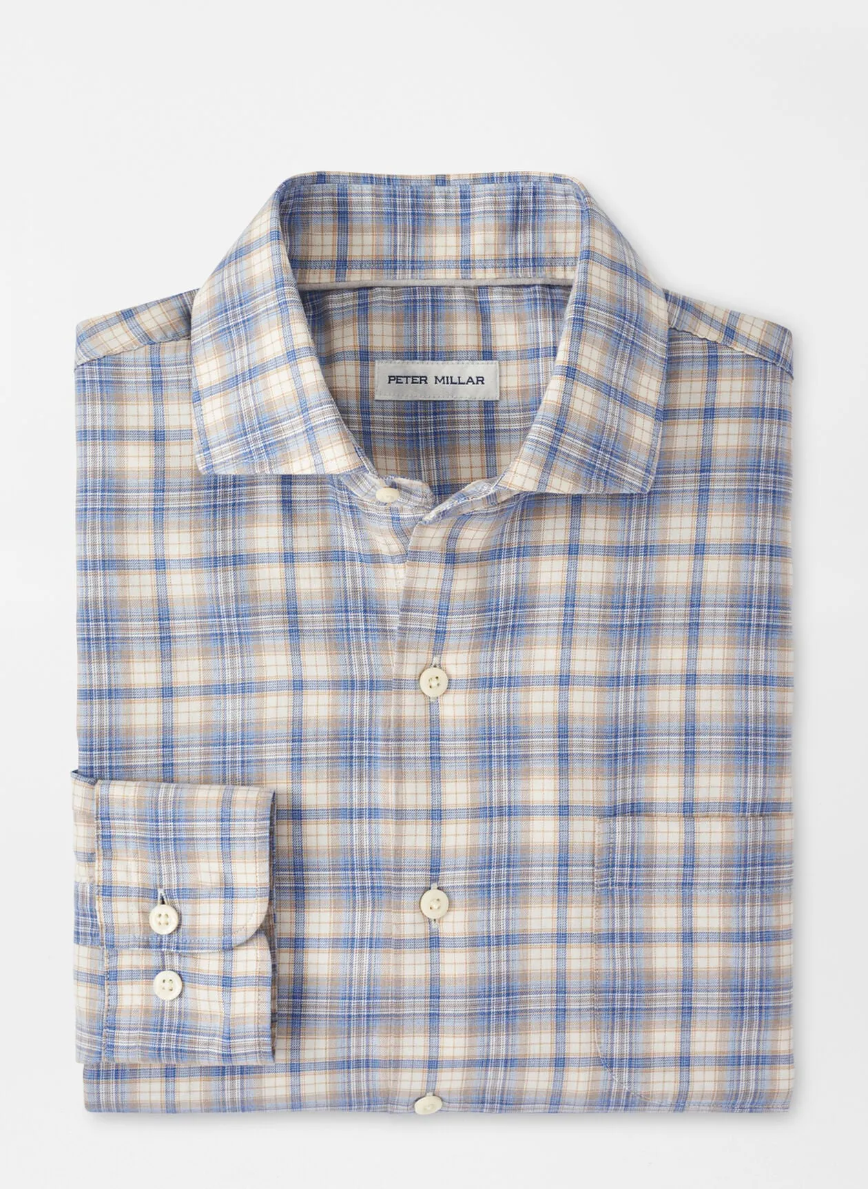 Wallen Cotton Sport Shirt (Cape Blue)