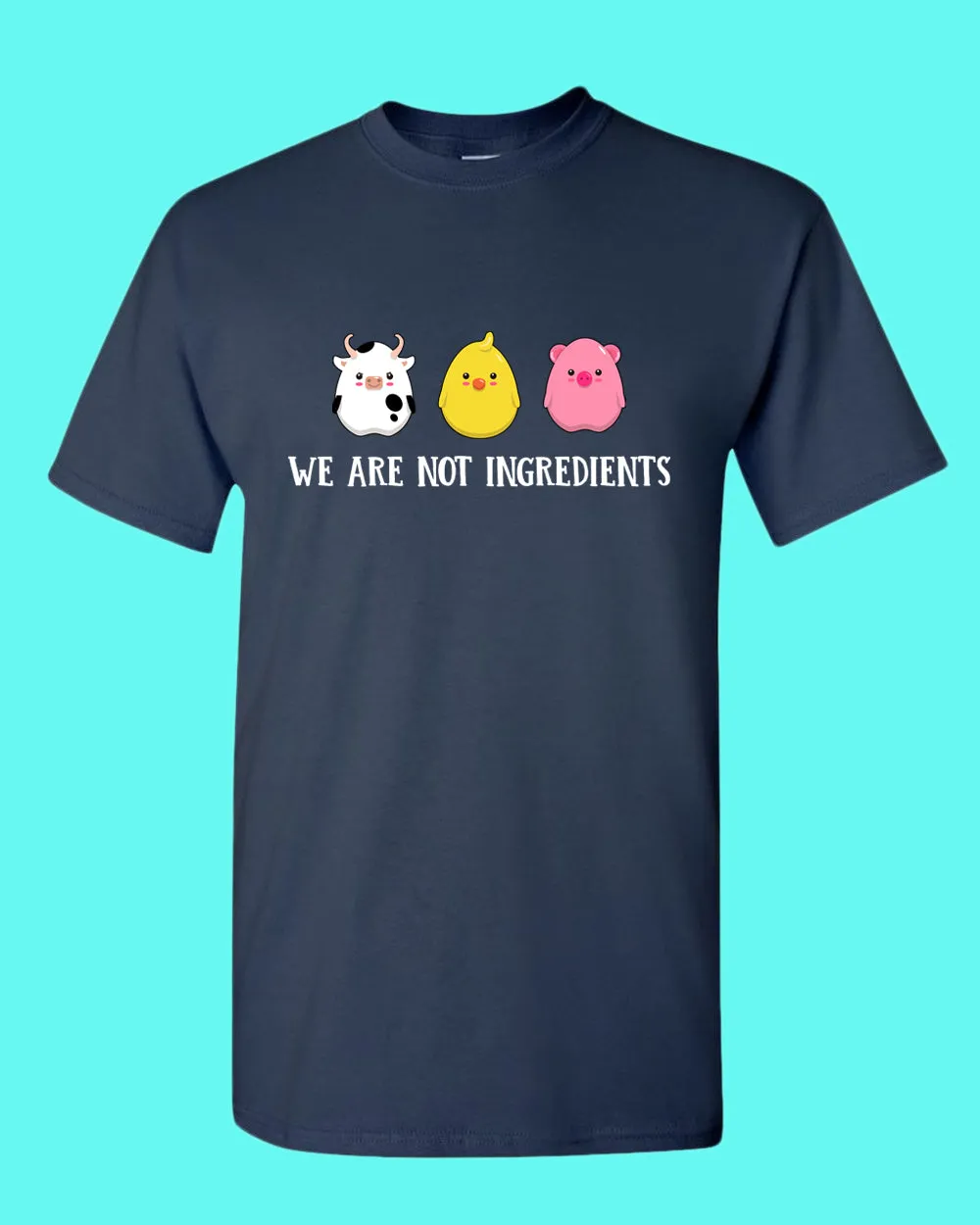 We are not ingredients t-shirt, vegetarian t-shirt