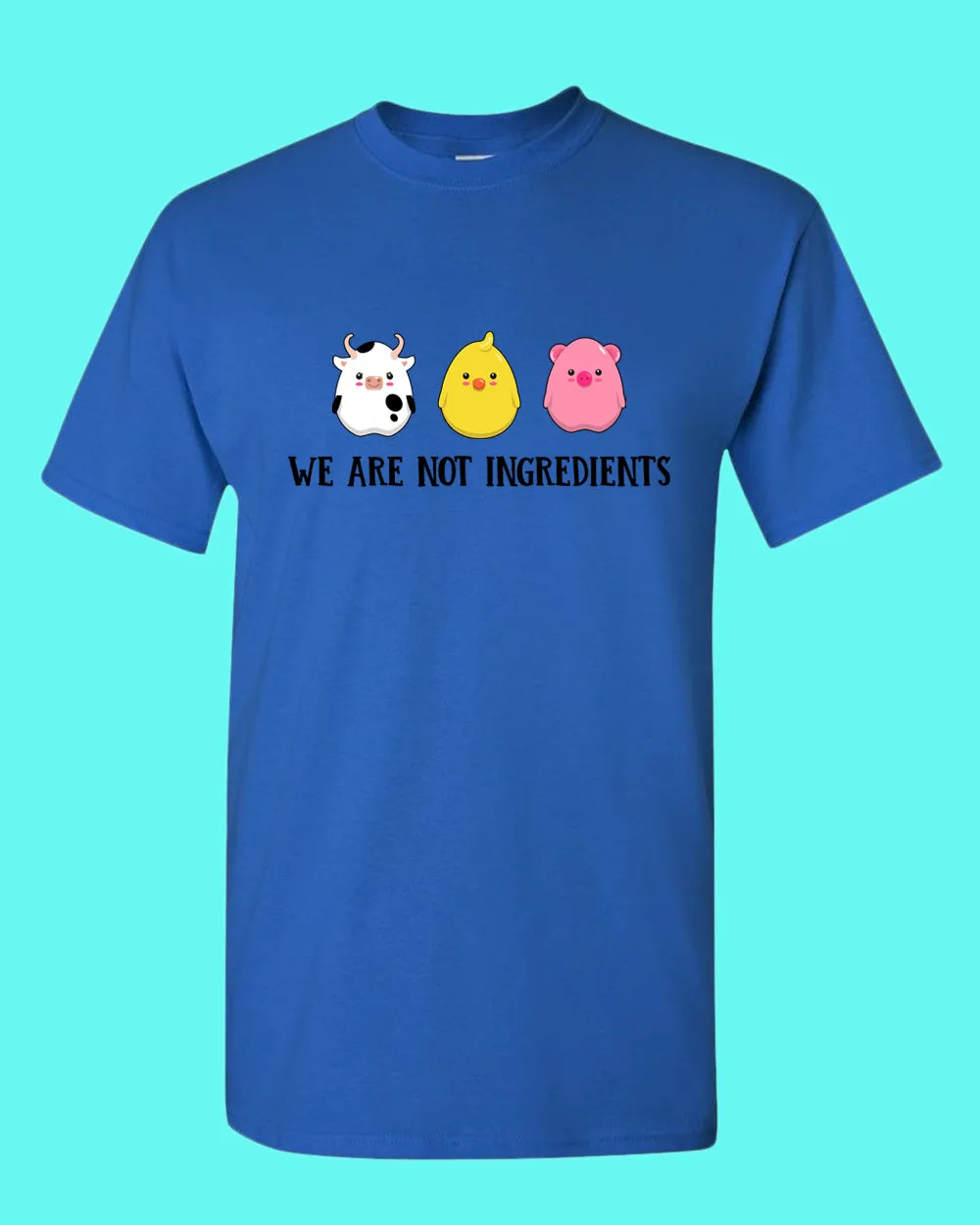 We are not ingredients t-shirt, vegetarian t-shirt