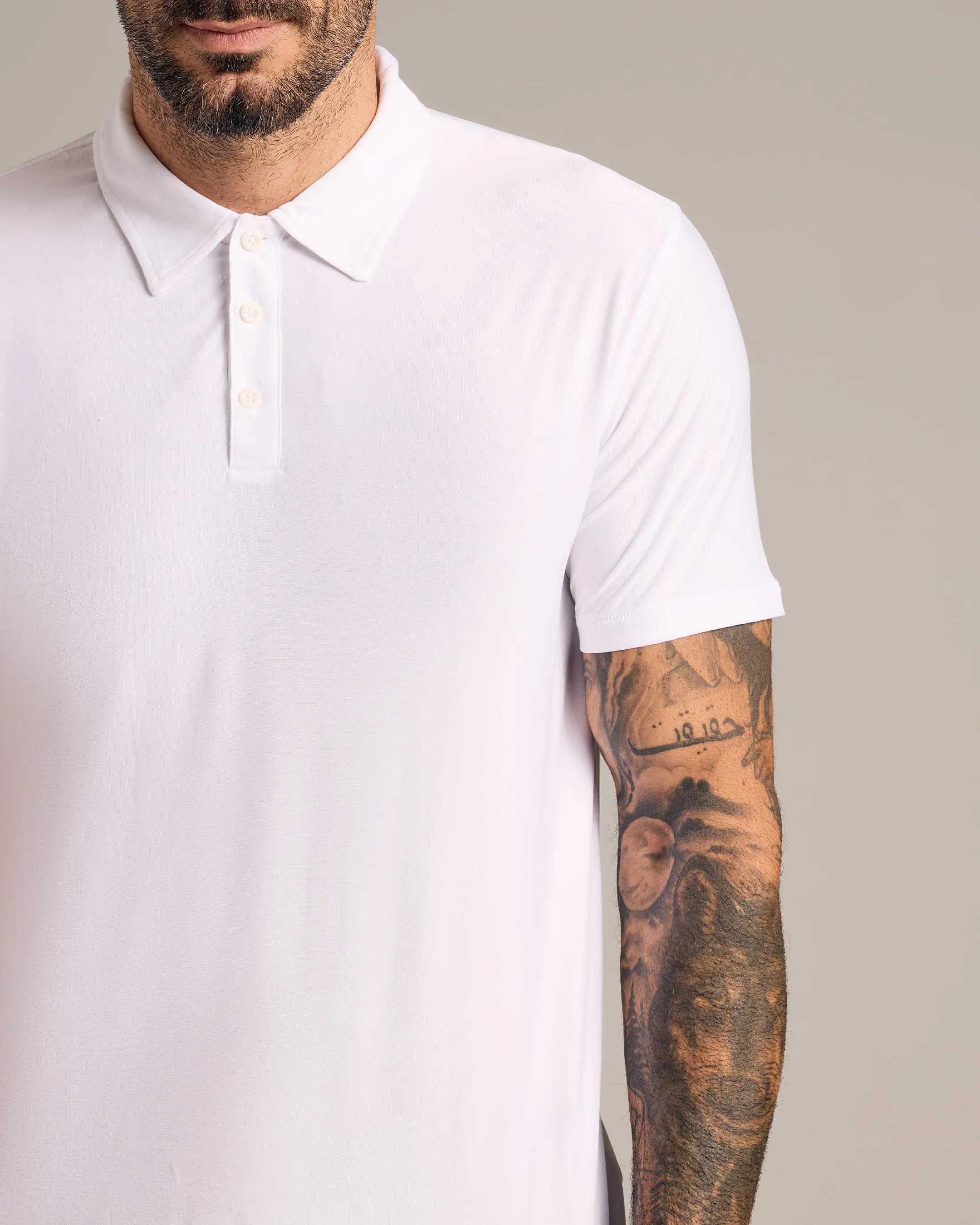 White Active Polo 2.0