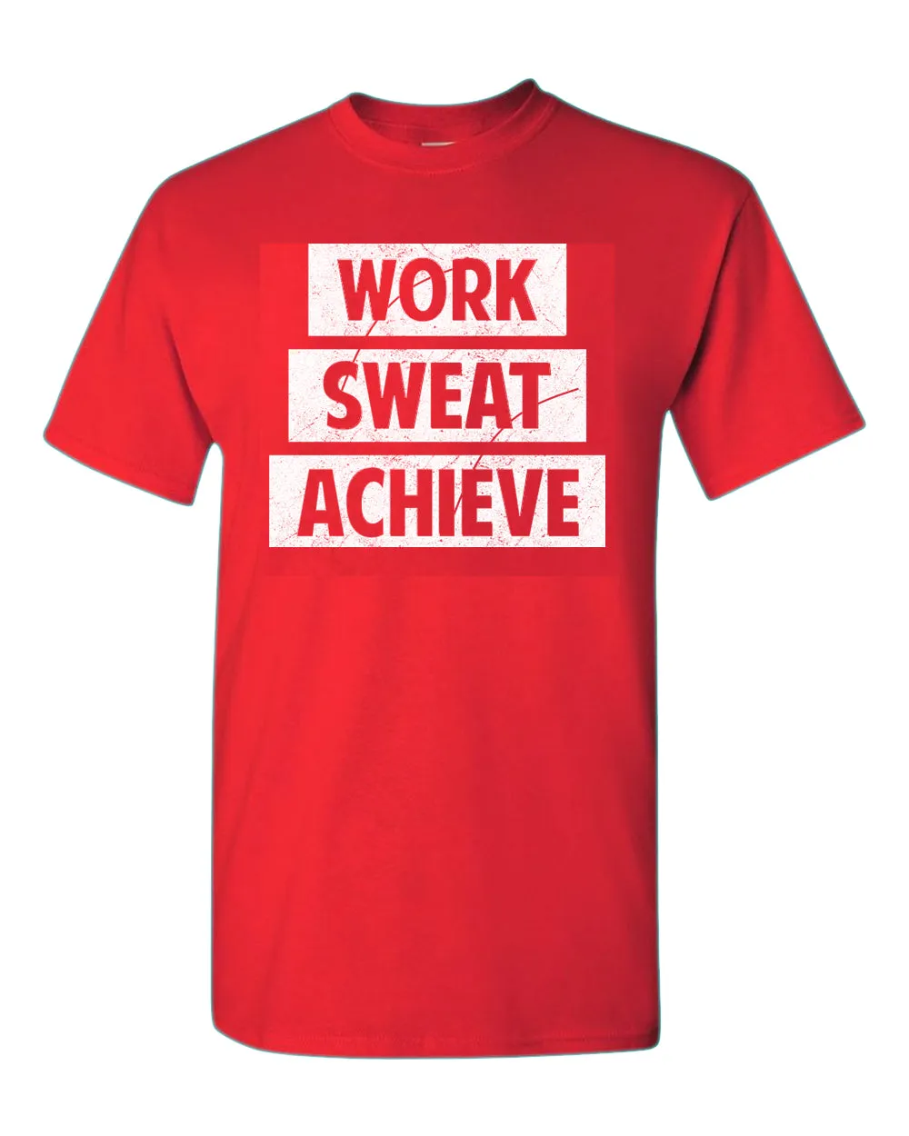 Work Swear Achieve T-shirt, casual Gym T-shirt