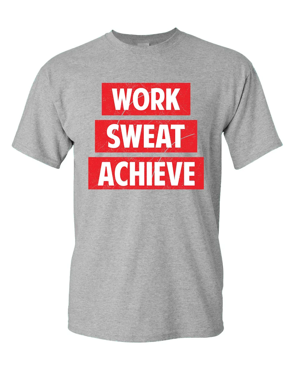 Work Swear Achieve T-shirt, casual Gym T-shirt