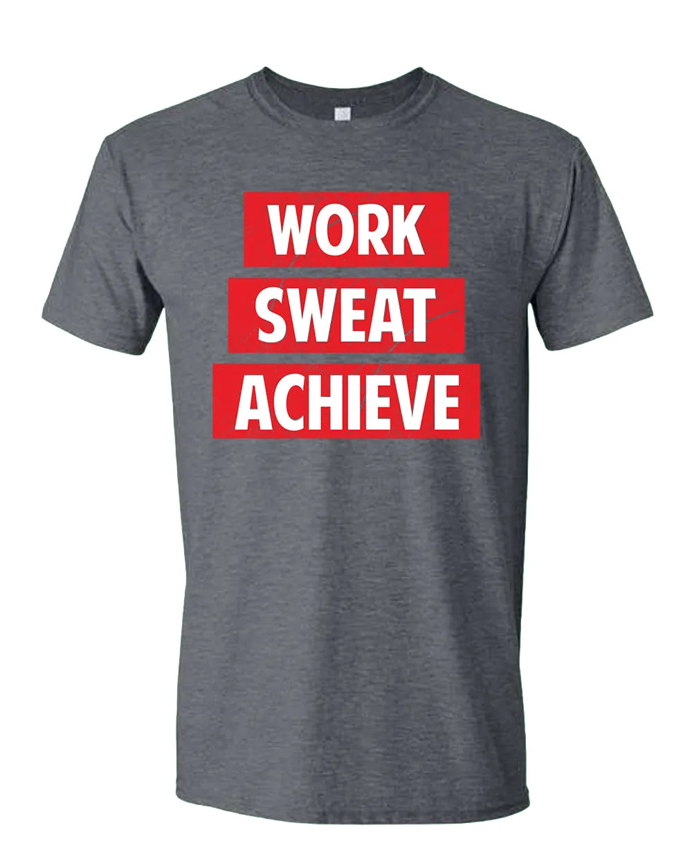 Work Swear Achieve T-shirt, casual Gym T-shirt