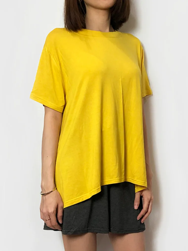 Yellow Loose Short Lounge Pajama Set