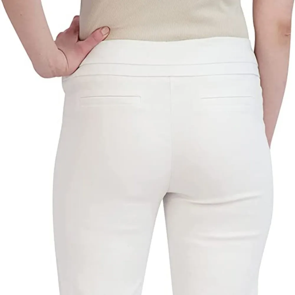 Zac & Rachel Womens Solid Slim Millennium Ankle Pants