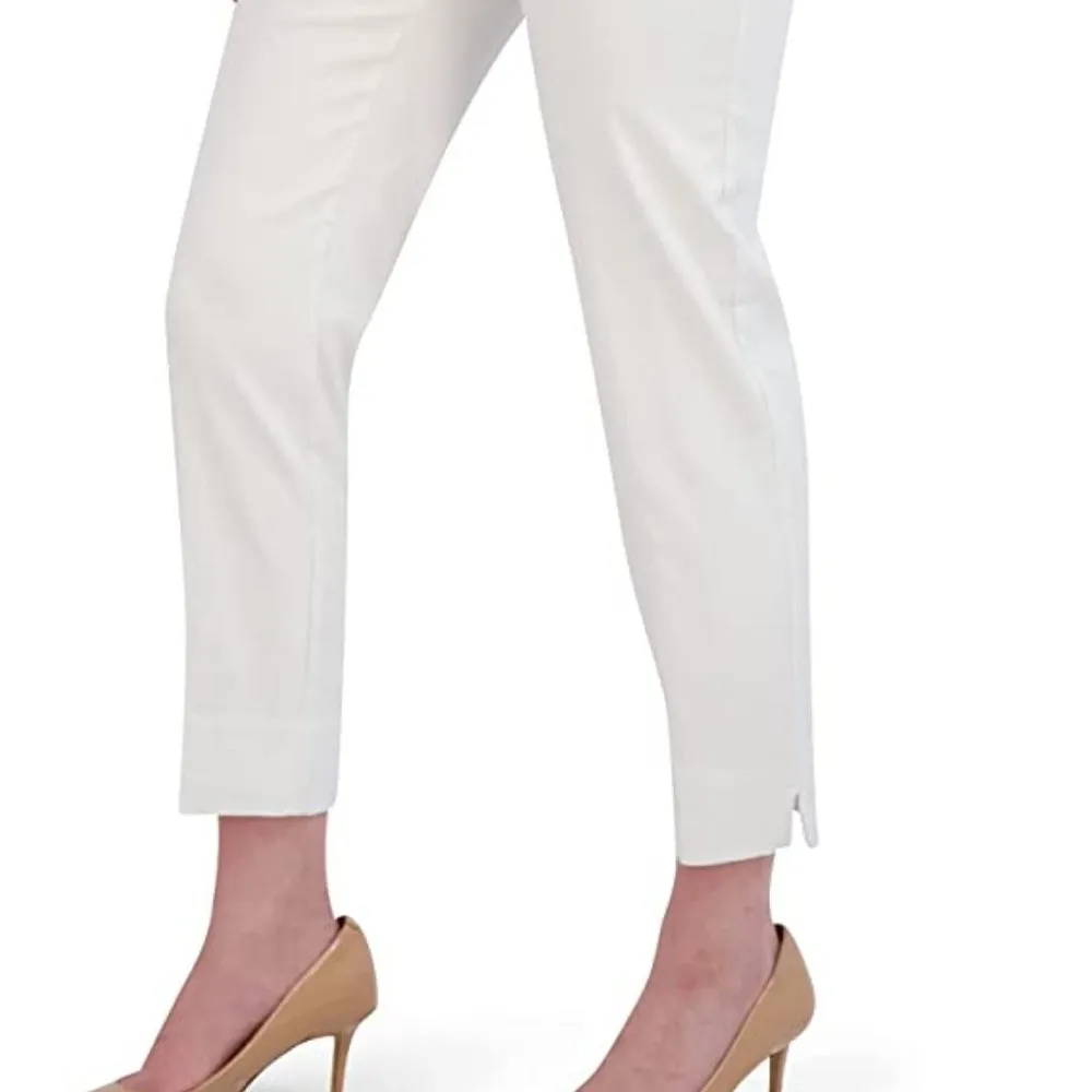Zac & Rachel Womens Solid Slim Millennium Ankle Pants