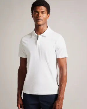 Zeiter Short Sleeve Slim Soft Touch Polo White