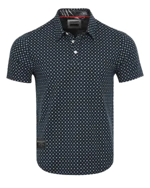 ZIMEGO Mens Short Sleeve Golf Polo Stretch Office Casual Holiday T-Shirt